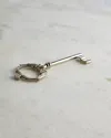 William D Scott Double Dolphin Key In Nickel