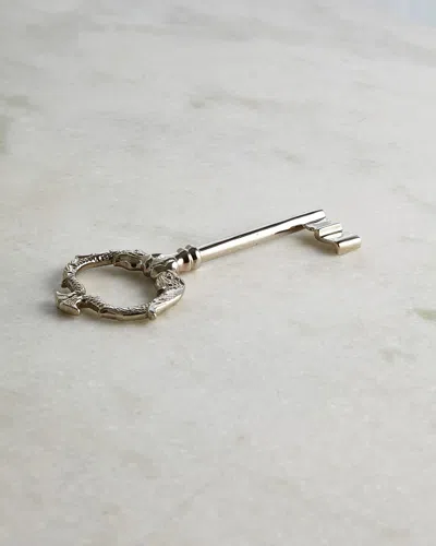 William D Scott Double Dolphin Key In Nickel
