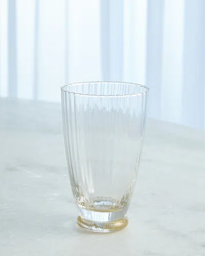 William D. Scott For Global Views Footed Water Glass In Transparent