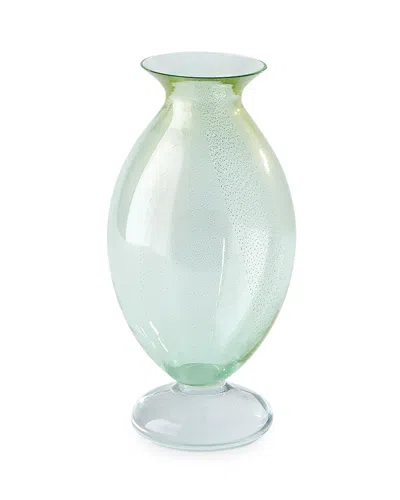 William D. Scott For Global Views Granilla Vase - Small In Green