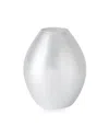 William D. Scott For Global Views Spun Vase - Medium In Silver