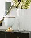 William D Scott Large Flute Vase