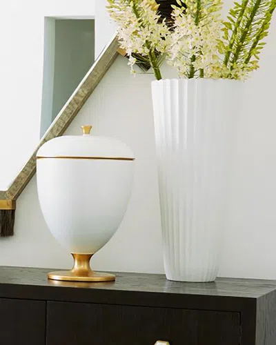 William D Scott Large Flute Vase