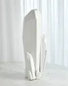 William D Scott Large Stone Sculpture In Matte White