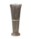 William D Scott Large Wire Vase In Natural Iron