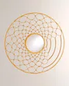 William D Scott Loop Mirror In Gold