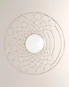 William D Scott Loop Mirror In Silver