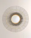 William D Scott Radiance Wall Mirror In Natural Iron