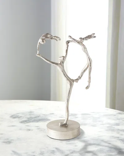 William D Scott Recess Sculpture In Silver Leaf