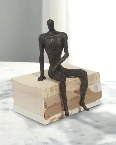 William D Scott Sitting Sculpture In Bronze