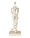 William D Scott Solitaire Woman Sculpture In Silver