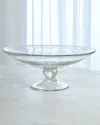 William D Scott Spiral Palace Footed Bowl In Transparent