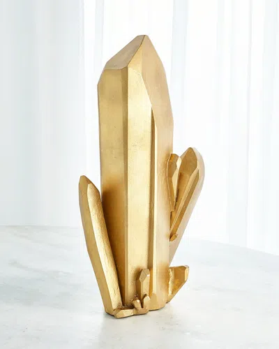William D Scott Stone Sculpture In Gold Leaf