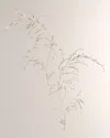 William D Scott Weeping Willow Wall Decor, Set Of 2 In Silver Leaf