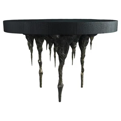 Pre-owned William Guillon Désenchantée Table In Cast Bronze By  In Brown