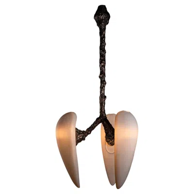 Pre-owned William Guillon Lv-426 Balanced Pendant In Patinated Cast Bronze By  In Gold