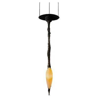 Pre-owned William Guillon Lv-426 Pendant In Patinated Cast Bronze By  In Gold