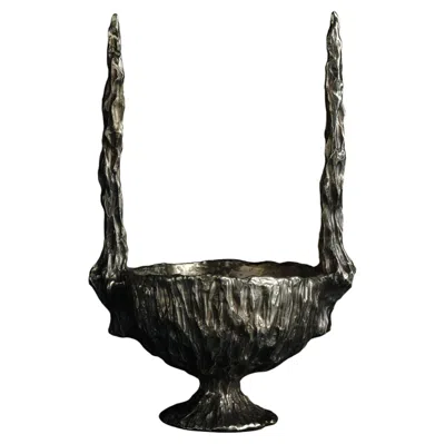 Pre-owned William Guillon Omnia Vanitas Vanité 10 Candelabra In Patinated Cast Bronze By  In Gold