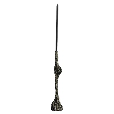 Pre-owned William Guillon Omnia Vanitas Vanité 3 Candelabra In Patinated Cast Bronze By  In Gold
