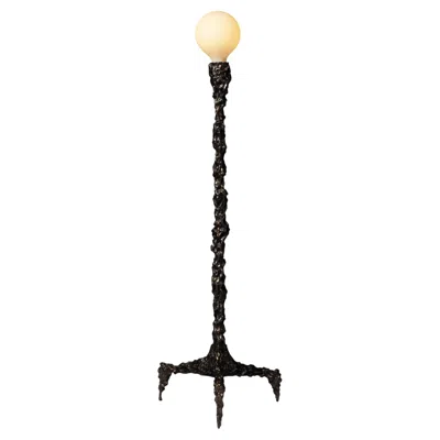 Pre-owned William Guillon Sweet Thing Tall Lamp In Patinated Cast Bronze By  In Gold
