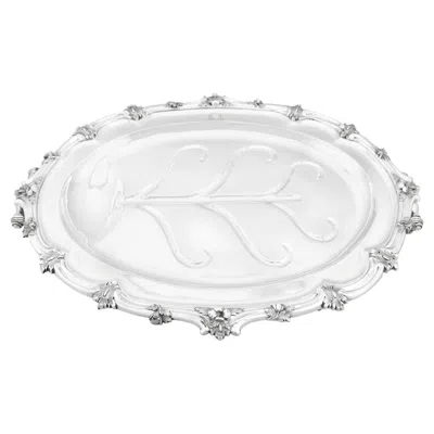 Pre-owned William Ker Reid Victorian Sterling Silver Venison Dish By  In Sand