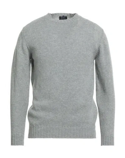 William Lockie Man Sweater Grey Size 32 Virgin Wool