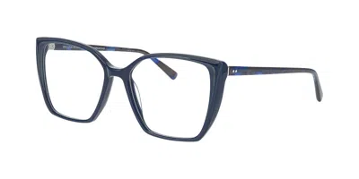 William Morris Arch 3 Women's Glasses, Blue, Size 53 In Black