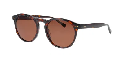 William Morris Central 1 5432 Men's Sunglasses Tortoiseshell Size 52 In Brown