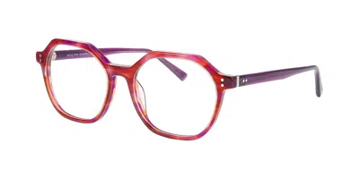 William Morris Covent 2 Women's Glasses, Tortoiseshell, Size 53 In Red