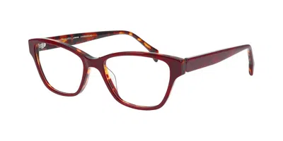 William Morris Dilly 2 3832 Occhiali Da Vista Borgogna Per Donna (solo Montatura)