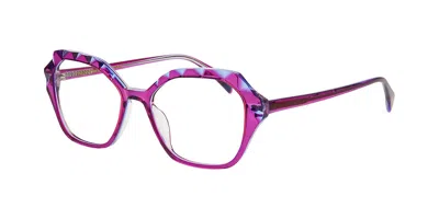William Morris Farrah 3732 Women's Glasses Purple Size 50 - Free Lenses - Blue Light Block Available In Multi