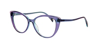 William Morris Fern 9122 Women's Glasses Purple Size 54 - Free Lenses - Blue Light Block Available