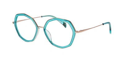 William Morris Fleur 8522 Women's Glasses Blue Size 53 - Free Lenses - Blue Light Block Available