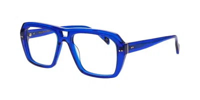 William Morris Ford 9025 Men's Glasses Blue Size 56 - Free Lenses - Blue Light Block Available