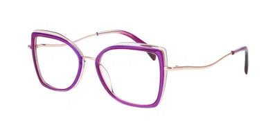 William Morris Gigi 3525 Women's Glasses Purple Size 53 - Free Lenses - Blue Light Block Available