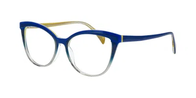 William Morris Goldie 9042 Women's Glasses Blue Size 53 - Free Lenses - Blue Light Block Available