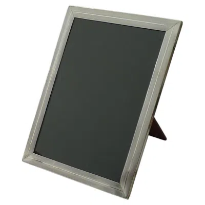 Pre-owned William Neale & Son Ltd Smart Antique English Art Deco Silver Picture Frame - 1922 In Black