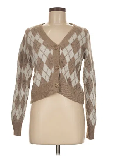 Pre-owned William Rast Cardigan Sweater In Brown
