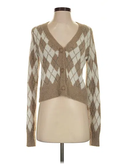 Pre-owned William Rast Cardigan Sweater In Brown