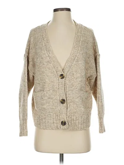 Pre-owned William Rast Cardigan Sweater In Tan