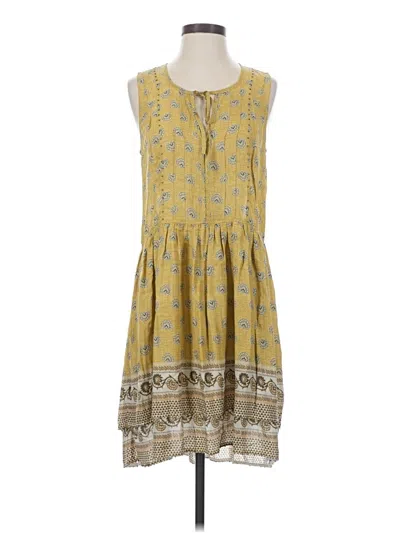 Pre-owned William Rast Casual Dress In Yellow