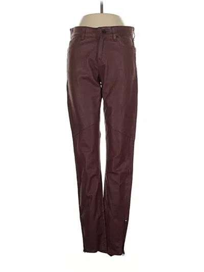 Pre-owned William Rast Jeans In Burgundy