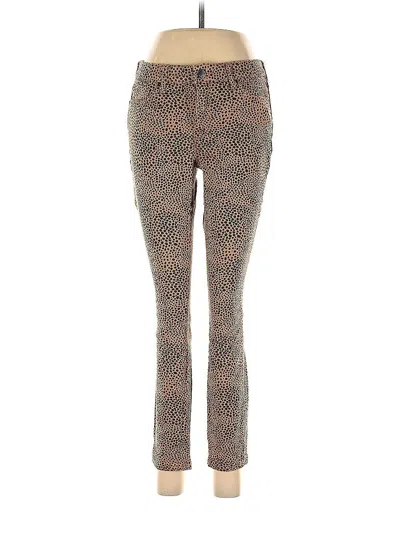 Pre-owned William Rast Jeggings In Brown