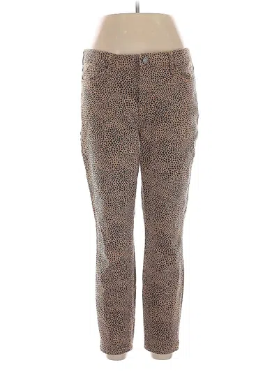 Pre-owned William Rast Jeggings In Brown