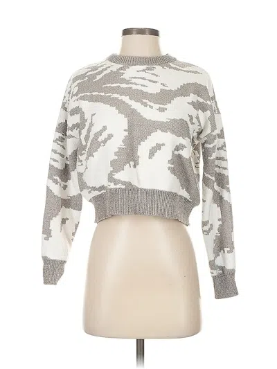 Pre-owned William Rast Pullover Sweater In Gray