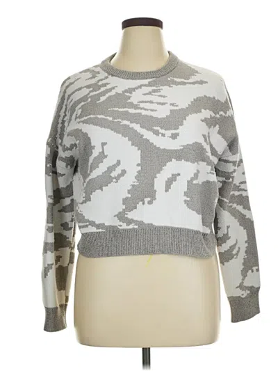 Pre-owned William Rast Pullover Sweater In Gray