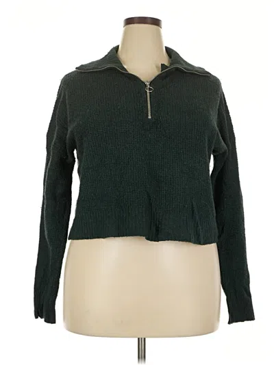 Pre-owned William Rast Pullover Sweater In Green
