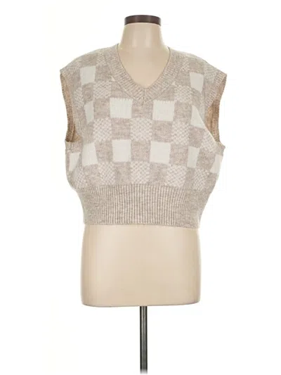 Pre-owned William Rast Sweater Vest In Silver