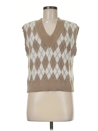 Pre-owned William Rast Sweater Vest In Tan