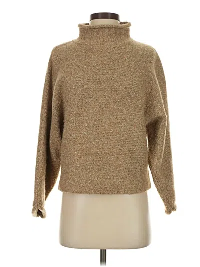 Pre-owned William Rast Turtleneck Sweater In Brown